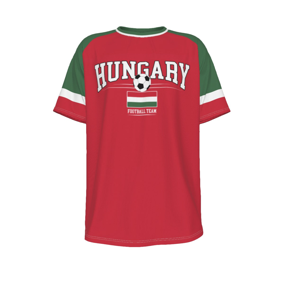 HUNGARY Euro football team O-neck Short Sleeve T-shirt