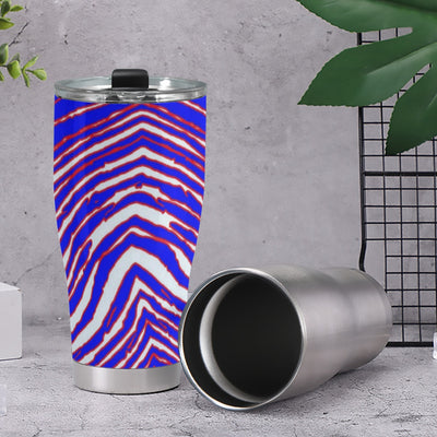 Nfl Football Buffalo Bills zubaz zebra print  30OZ Cone Car Cup