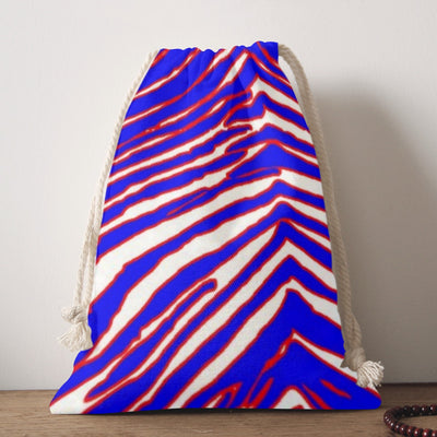Bolsa de almacenamiento o decoración con estampado de cebra de los Buffalo Bills de fútbol americano de la NFL