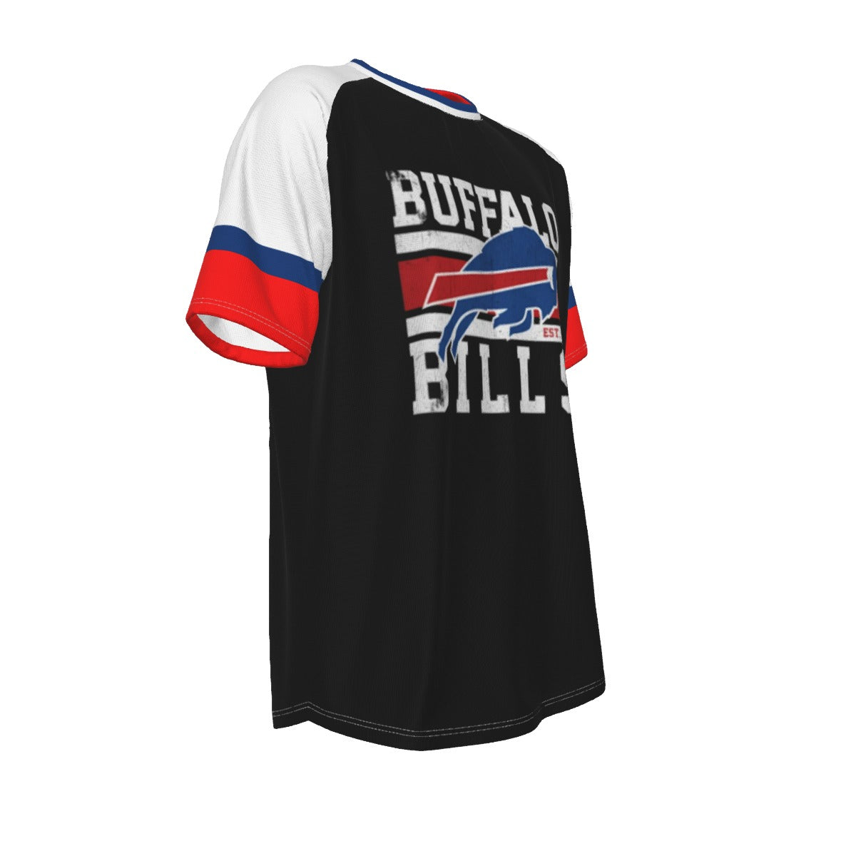Buffalo Bills Nfl football raglan Short Sleeve T-shirt