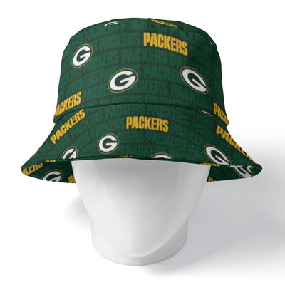 Green Bay Packers Double-Sided Bucket Hat with High-Quality Prints
