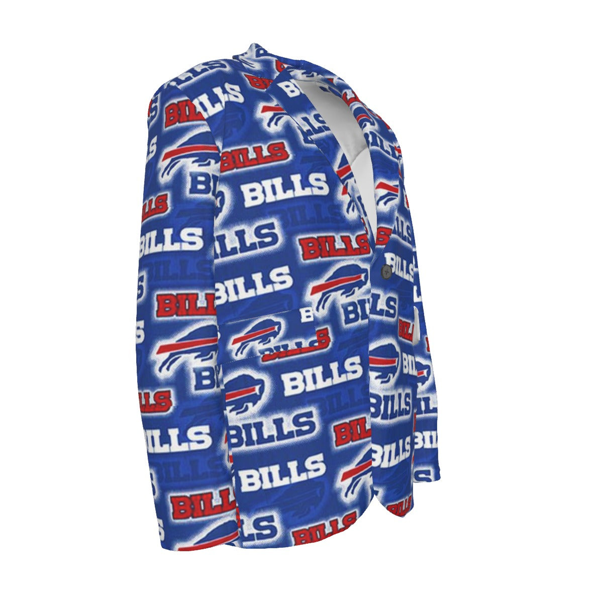 Buffalo Bills Flat Lapel Collar Blazer