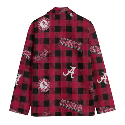 Alabama Crimson Tide Casual Blazer with Flat Lapel Collar