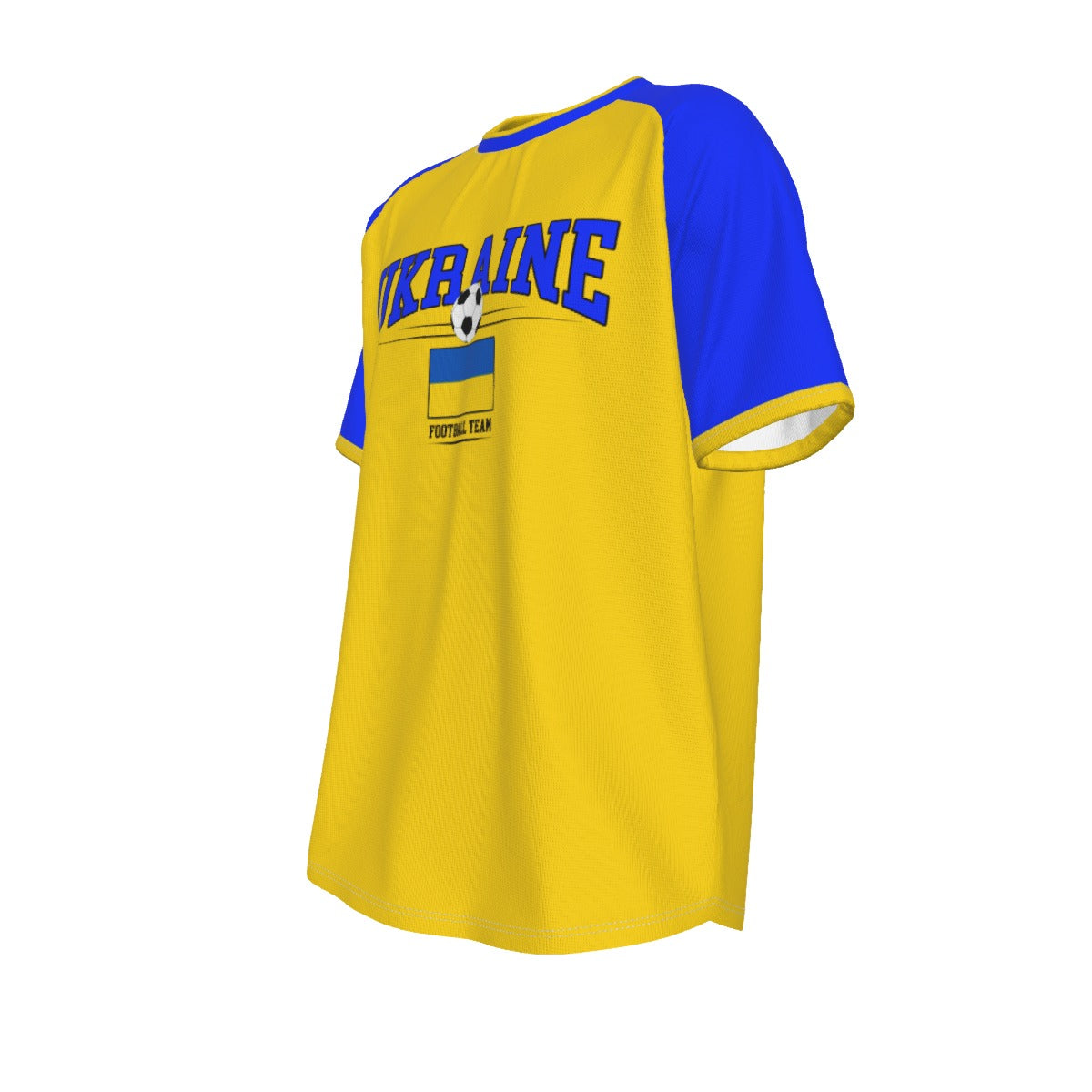 UKRAINE EUro football team O-neck Short Sleeve T-shirt