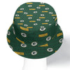 Green Bay Packers Double-Sided Bucket Hat with High-Quality Prints