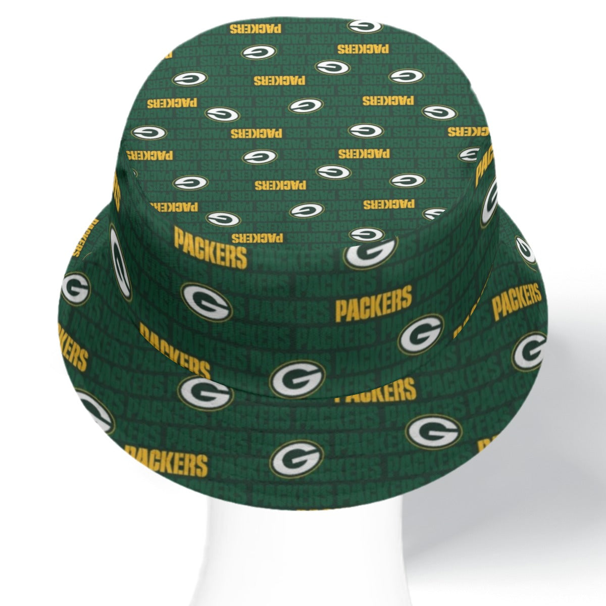 Green Bay Packers Double-Sided Bucket Hat with High-Quality Prints