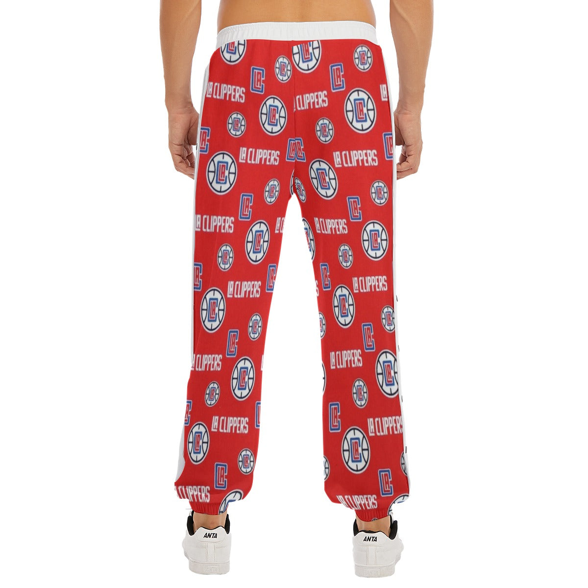 Pantalones deportivos rojos de baloncesto de la NBA de Los Angeles Clippers