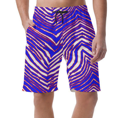 Pantalones cortos con estampado de cebra de los Buffalo Bills de la NFL para hombre