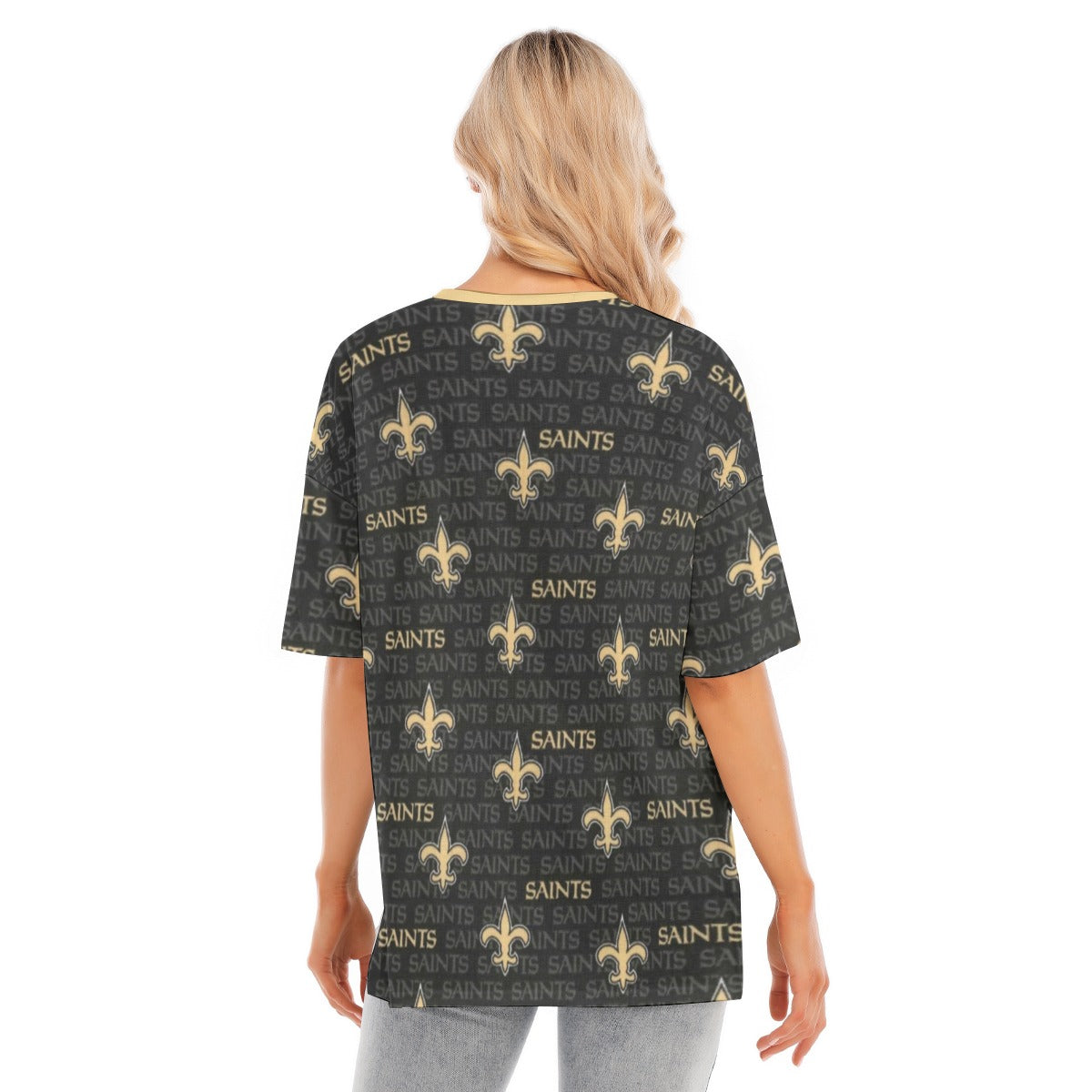New Orleans Saints Women's Split Hem Short Sleeve T-Shirt