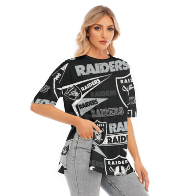 Las Vegas Raiders Women's Short Sleeve T-Shirt with Hem Split