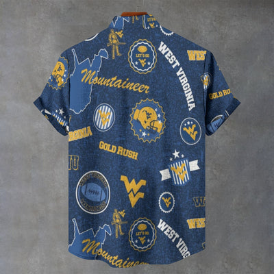 West Virginia University - Mountaineers Shirt|110GSM Imitation Flax