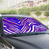 Nfl Football Buffalo Bills zubaz zebra print  Windshield Sunshade | 137cm(53.9”)