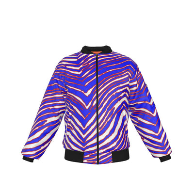 Buffalo Bills zubaz Bomber Jacket With with Sleeve Pocket