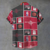 Houston Rockets Stand Collar Shirt|110GSM Imitation Flax