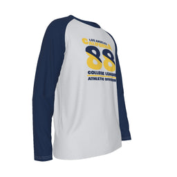 No 88 Los Angeles California Long Sleeve T-shirt With Raglan Sleeve