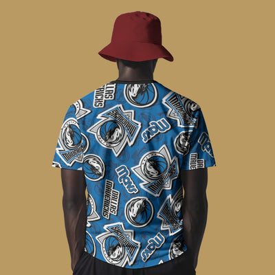 Dallas Mavericks Classic O Neck T Shirt Comfortable Loose Fit Jersey Fabric