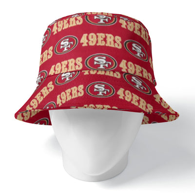 San Francisco 49ers Double-Sided Printing Bucket Hat for Stylish Versatility