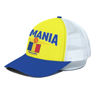 ROMANIA Euro football Team  Trucker Hat With White Half-mesh - Jacketon