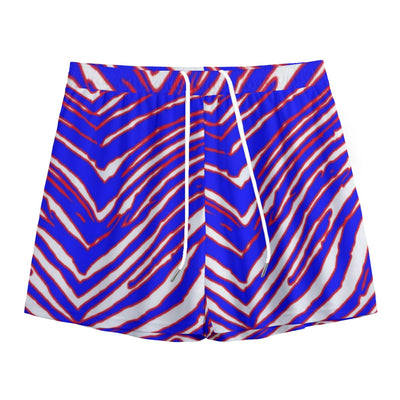 Pantalones cortos de malla para hombre con estampado de cebra de los Buffalo Bills de la NFL