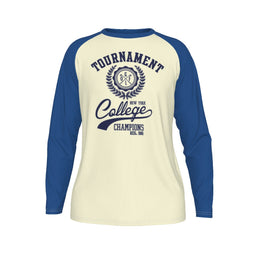 Golf college tournament Long Sleeve T-shirt With Raglan Sleeve