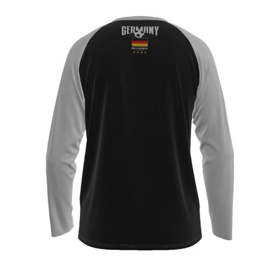 Camiseta de manga larga para hombre con mangas raglán de la selección de fútbol de ALEMANIA