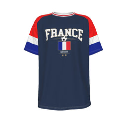 France national football team O-neck Short Sleeve T-shirt
