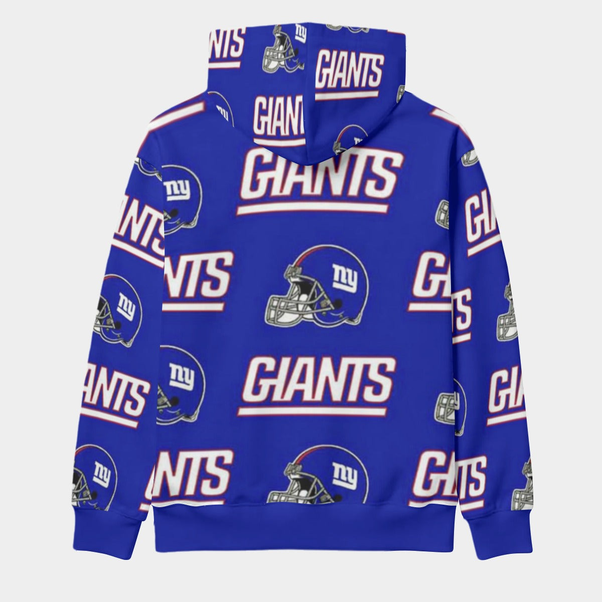 New York Giants Classic Pullover Hoodie with Front Pocket and Drawstring