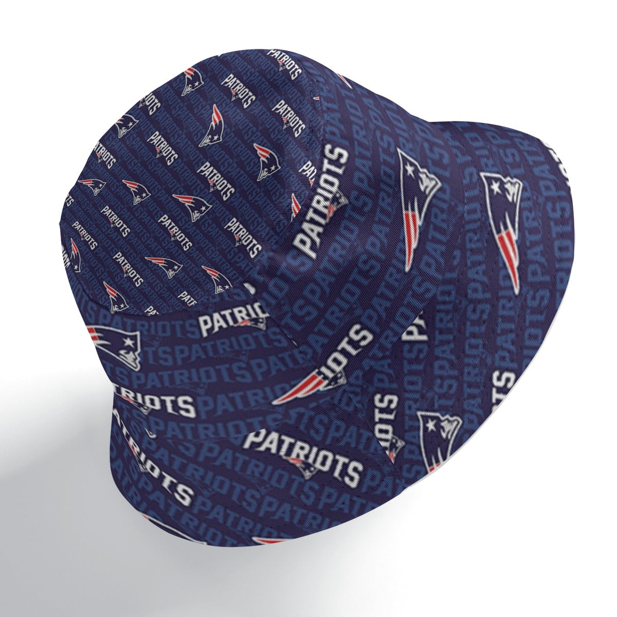New England Patriots Reversible Bucket Hat with Double-Sided Design