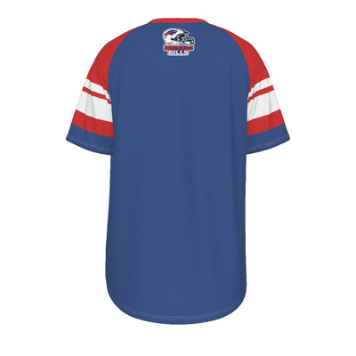 Buffalo Bills raglan O-neck Short Sleeve T-shirt