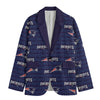 New England Patriots Flat Lapel Collar Blazer