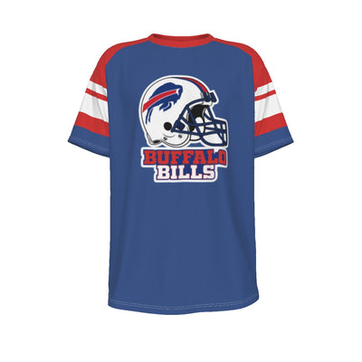 Buffalo Bills raglan O-neck Short Sleeve T-shirt
