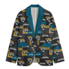 Jacksonville Jaguars Flat Lapel Collar Blazer