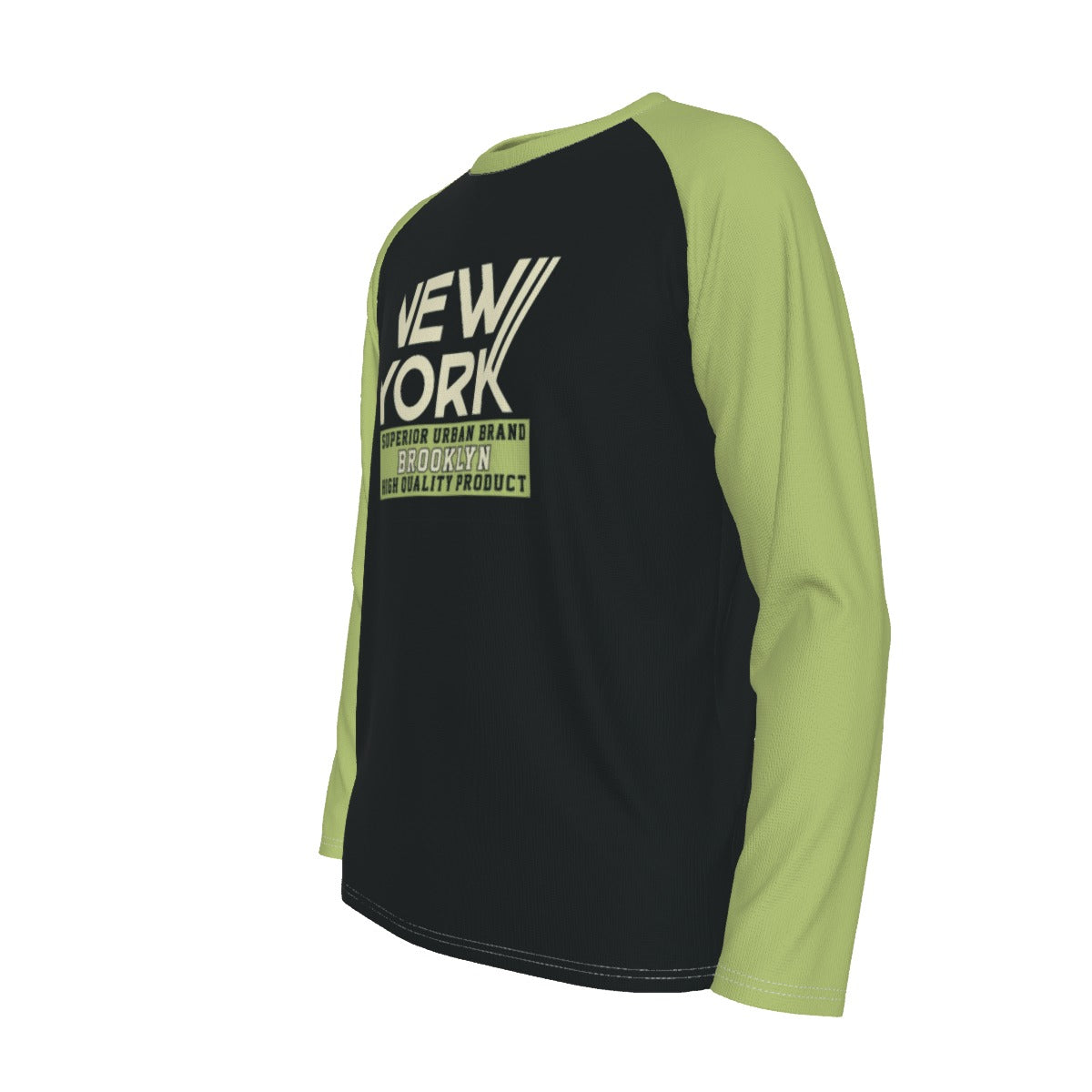 Brooklyn New York Men's Long Sleeve T-shirt With Raglan Sleeve - Jacketon