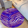 Nfl Football Buffalo Bills zubaz zebra print  Foldable round mat
