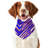 Nfl Football Buffalo Bills zubaz zebra print Pet's Scarf