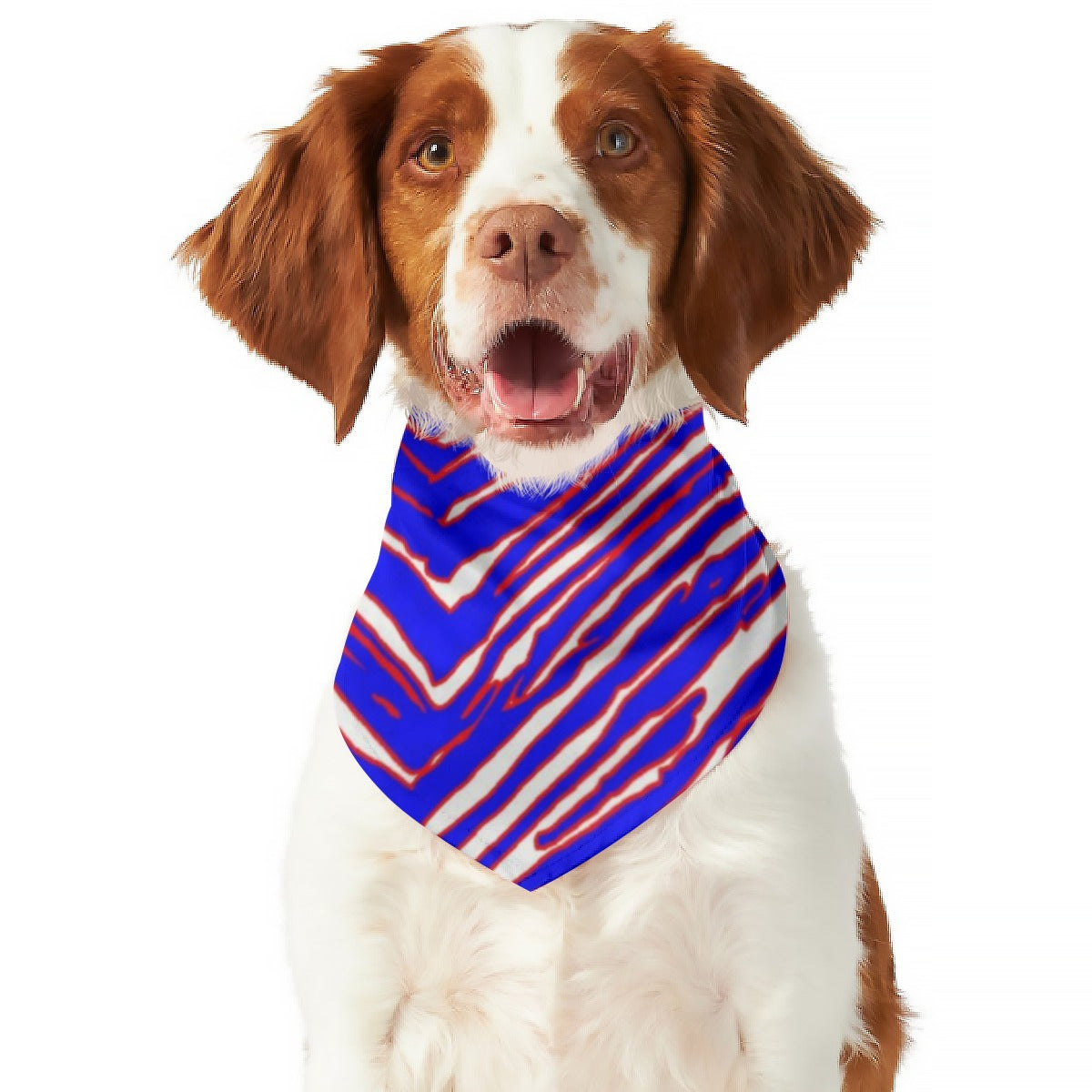 Nfl Football Buffalo Bills zubaz zebra print Pet's Scarf