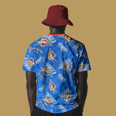 Oklahoma City Thunder All Over Print T-Shirt for Comfortable Daily Wear