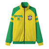 Chaqueta de cuello alto de la selección brasileña de fútbol - Chaqueta de fútbol de BRASIL
