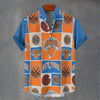 New York Knicks Stand Collar Shirt|110GSM Imitation Flax
