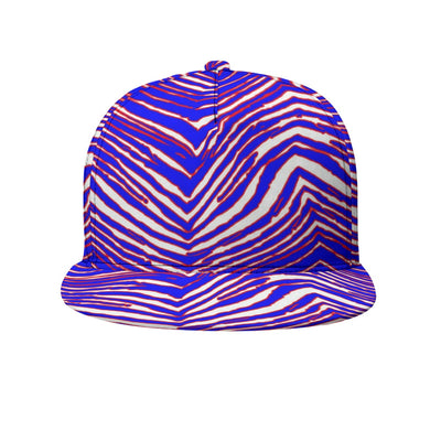 Gorra de béisbol de visera plana con estampado de cebra de los Buffalo Bills de la NFL con caja
