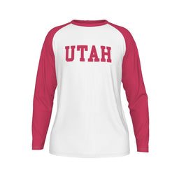 University of Utah - Utes Long Sleeve T-shirt With Raglan Sleeve