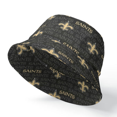 New Orleans Saints Double-Sided Printing Bucket Hat for Stylish Versatility