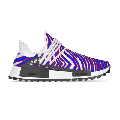 Zapatillas de malla para hombre con estampado de cebra de los Buffalo Bills de la NFL