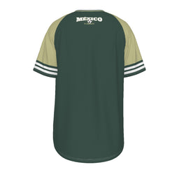 Playera camiseta del equipo nacional de futbol de Mexico O-neck Short Sleeve T-shirt