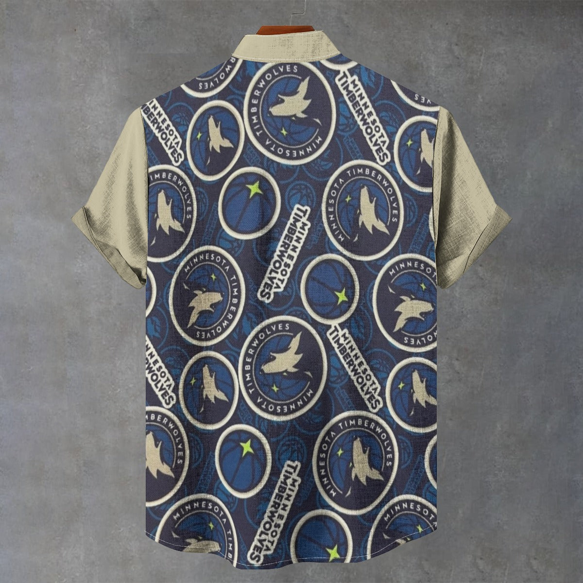 Camisa de cuello alto de los Minnesota Timberwolves | Lino sintético de 110 g/m²