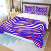 Juego de cama de tres piezas con estampado de cebra de los Buffalo Bills de la NFL