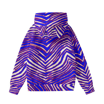 Sudadera con capucha para mujer Buffalo Bills NFL Zubaz con orejas decorativas