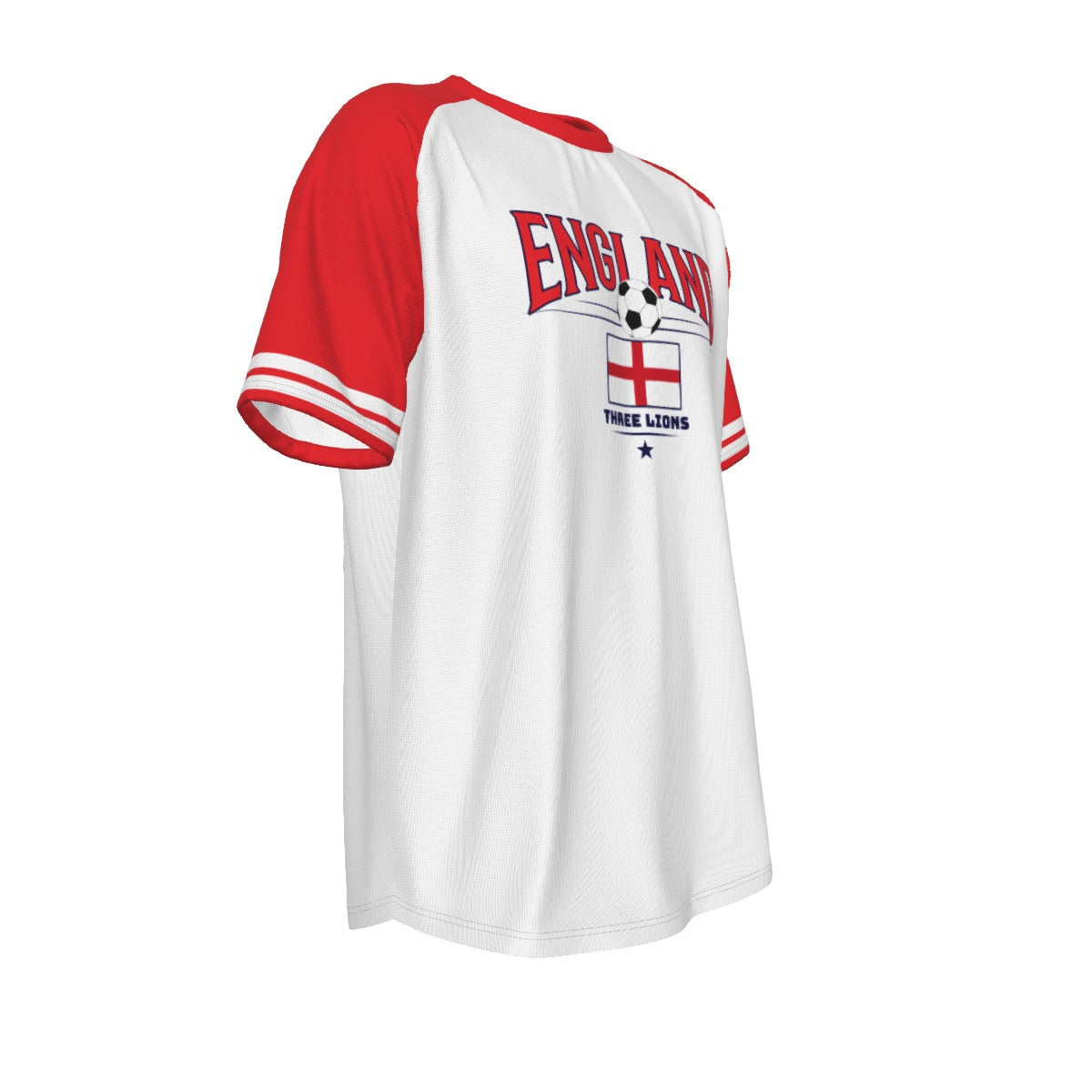 Camiseta de manga corta con cuello redondo de la selección nacional de fútbol de Inglaterra