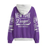 Varsity New York purple Unisex Plus Fleece Pullover Hoodie