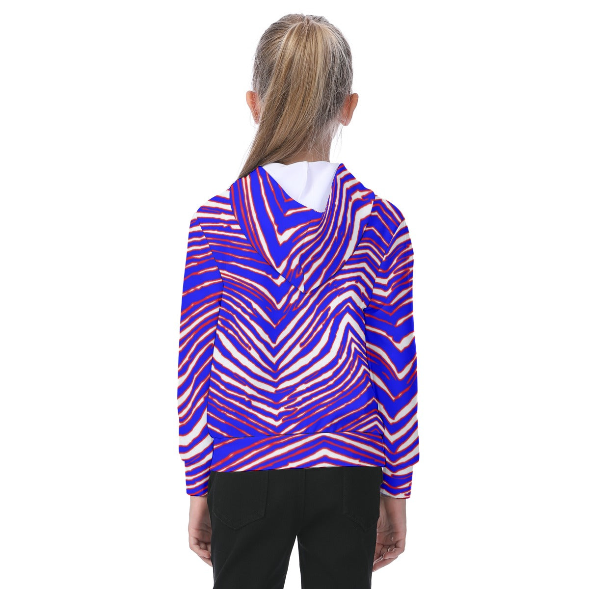 Buffalo Bills zubaz Oversized Kid's Hoodie